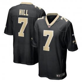 Root for the Saints - HILL Black Jersey II Gold #7