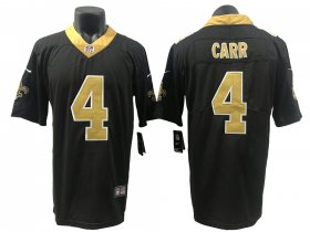 Root for the Saints - CARR Black Jersey II gold #4