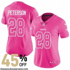 Mesh Breathable New Orleans Saints Finish Strong Jersey #28 - Peterson Pro Bowl Edition