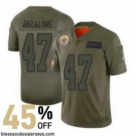 Authentic Pro-Fit Anzalone #47 Pro Bowl Edition - New Orleans Saints Sir Saint Championship Edition
