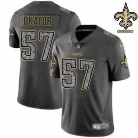 Twill Embroidered New Orleans Saints Who Dat Jersey #57 - Okafor Fan Favorite Edition