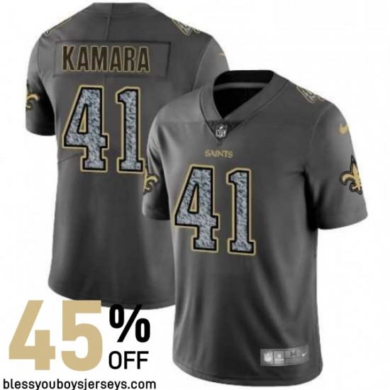 Kamara #41 Who Dat Nation Vapor Untouchable Jersey - New Orleans Saints Organization Authentic