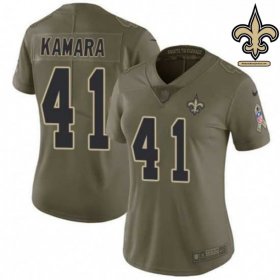 Sublimated Design Kamara #41 Black and Gold Vapor Untouchable Jersey - New Orleans Saints Squad Exclusive