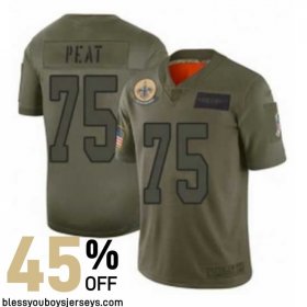 Peat #75 Who Dat Nation Replica Jersey - New Orleans Saints Organization Authentic