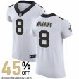 Sublimated Design Manning #8 Who Dat Nation Elite Jersey - New Orleans Saints Organization Authentic