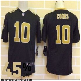 Reinforced Stitching Cooks #10 Who Dat Nation Limited Edition Jersey - New Orleans Saints Organization Authentic