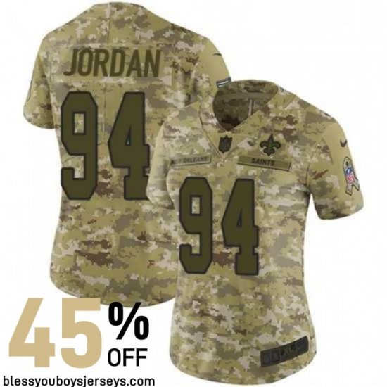 Reinforced Stitching Jordan #94 Legendary Player Collection - New Orleans Saints Sir Saint Championship Edition