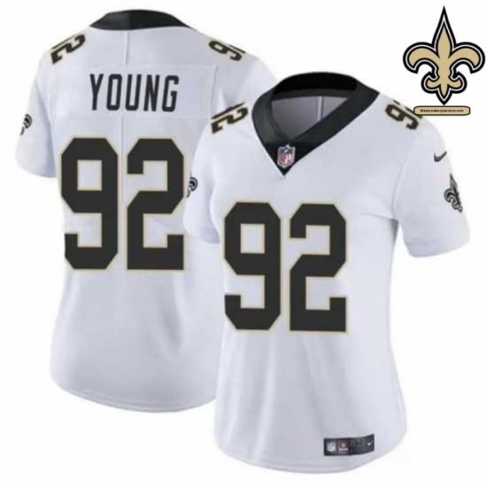 Mesh Breathable New Orleans Saints Finish Strong Jersey #92 - Young MVP Series
