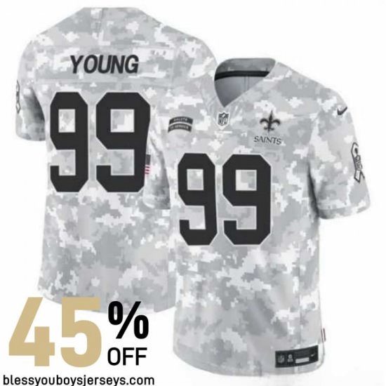 New Orleans Saints Finish Strong Jersey #99 - Young Star Player Version
