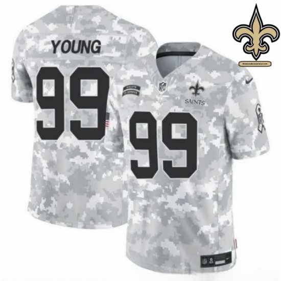 Young #99 Player Edition - New Orleans Saints Sir Saint Championship Edition