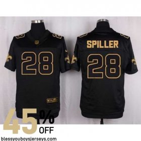Mesh Breathable New Orleans Saints Who Dat Jersey #28 - Spiller Star Player Version