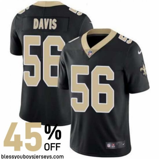 Davis #56 Who Dat Nation Collector\'s Jersey - New Orleans Saints Organization Authentic