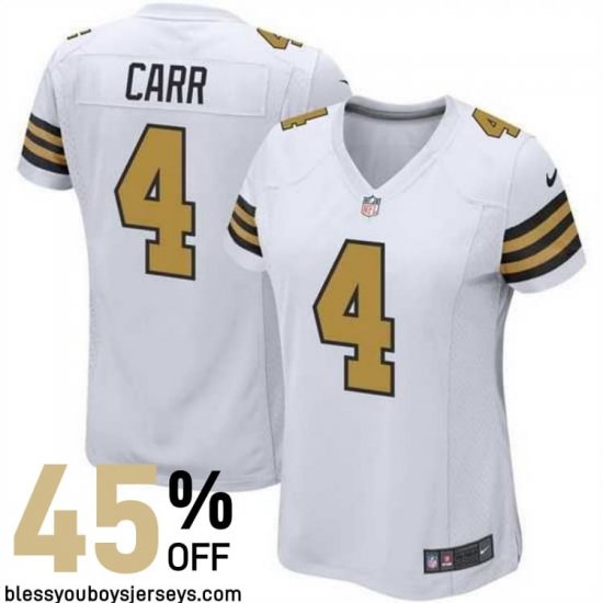 New Orleans Saints Finish Strong Jersey #4 - Carr Fan Favorite Edition