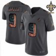 Twill Embroidered Brees #9 Who Dat Nation Vapor Untouchable Jersey - New Orleans Saints Team Official