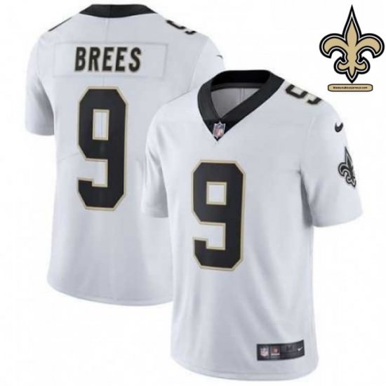 Reinforced Stitching Brees #9 The Big Easy Elite Jersey - New Orleans Saints Organization Authentic