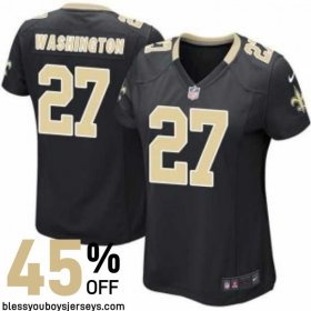 Twill Embroidered New Orleans Saints Finish Strong Jersey #27 - Washington Star Player Version