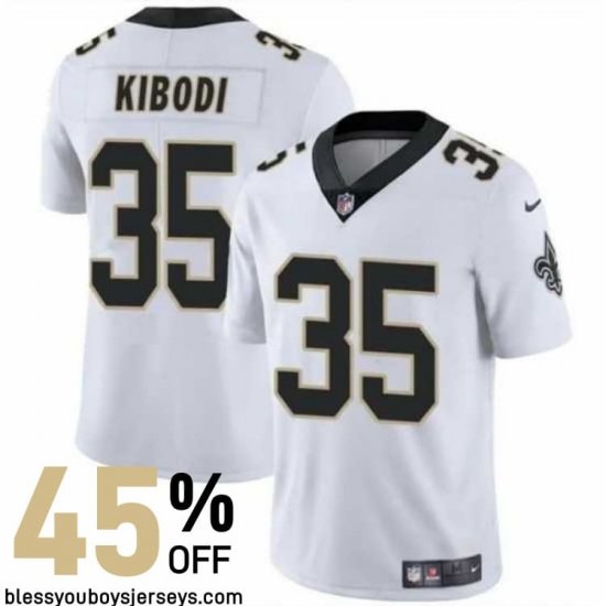 Sublimated Design New Orleans Saints Who Dat Jersey #35 - Kibodi Star Player Version