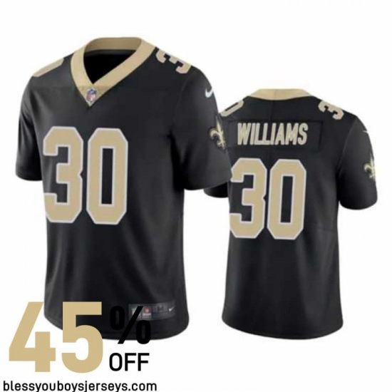Reinforced Stitching New Orleans Saints Who Dat Jersey #30 - Williams Star Player Version