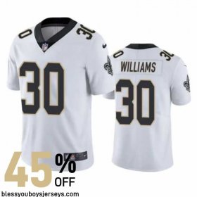 Twill Embroidered Williams #30 Star Player Version - New Orleans Saints Sir Saint Playoff Ready