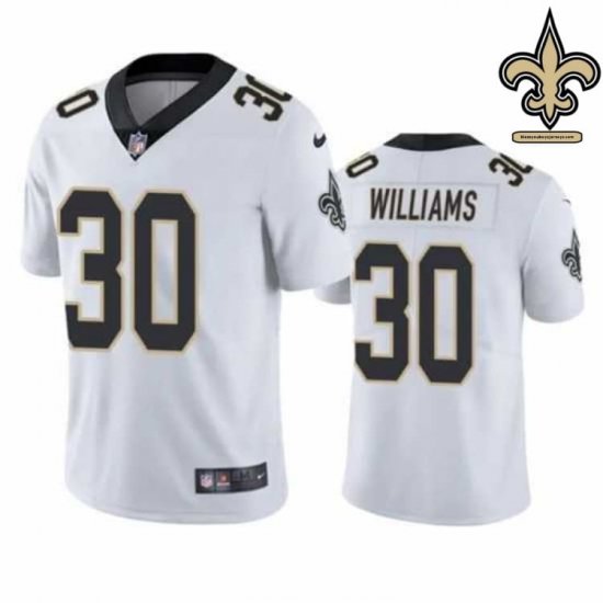 Twill Embroidered Williams #30 Who Dat Nation Vapor Untouchable Jersey - New Orleans Saints Club Special