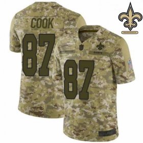 Mesh Breathable New Orleans Saints Finish Strong Jersey #87 - Cook MVP Series