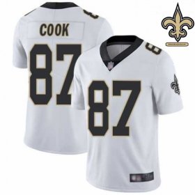 Twill Embroidered New Orleans Saints Finish Strong Jersey #87 - Cook Player Edition