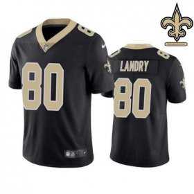 Sublimated Design Landry #80 Black and Gold Collector's Jersey - New Orleans Saints Organization Authentic