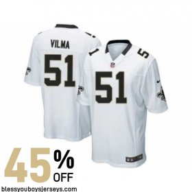 Sublimated Design New Orleans Saints Who Dat Jersey #51 - Vilma Star Player Version