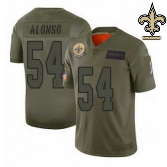 New Orleans Saints vs Atlanta Falcons Game-Worn Jersey #54 | 2025
