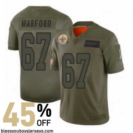 Warford #67 Black and Gold Pro Line Jersey - New Orleans Saints Franchise Edition