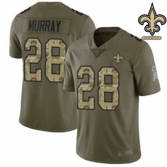 Twill Embroidered Murray #28 The Big Easy Authentic Jersey - New Orleans Saints Squad Exclusive