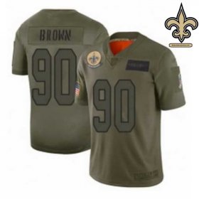 Mesh Breathable Brown #90 MVP Series - New Orleans Saints Sir Saint Game Day