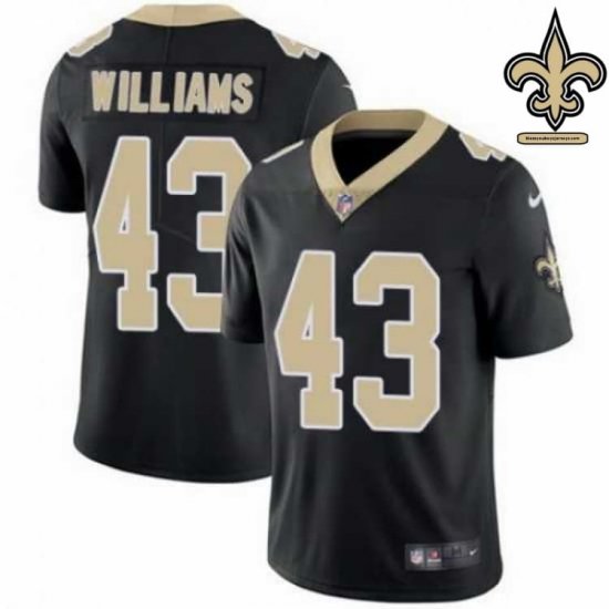 Twill Embroidered Williams #43 Legendary Player Collection - New Orleans Saints Sir Saint Victory Series