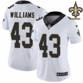 Sublimated Design Williams #43 Who Dat Nation Game-Worn Jersey - New Orleans Saints Gridiron Glory
