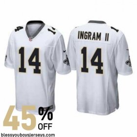 Authentic Pro-Fit II #14 Black and Gold Vapor Untouchable Jersey - New Orleans Saints Team Official