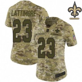 Mesh Breathable Lattimore #23 Fan Favorite Edition - New Orleans Saints Sir Saint Warrior Collection