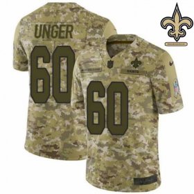 Authentic Pro-Fit Unger #60 Who Dat Nation Signature Series Jersey - New Orleans Saints Team Official