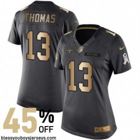 Thomas #13 Black and Gold Limited Edition Jersey - New Orleans Saints Franchise Edition