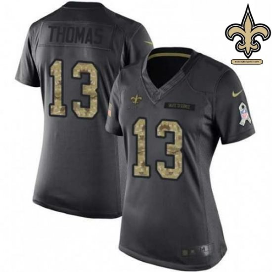 Thomas #13 Black and Gold Pro Line Jersey - New Orleans Saints Gridiron Glory