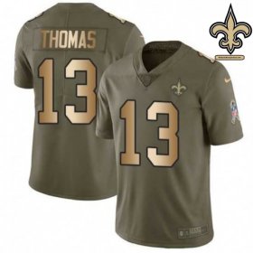 Mesh Breathable New Orleans Saints Who Dat Jersey #13 - Thomas Player Edition