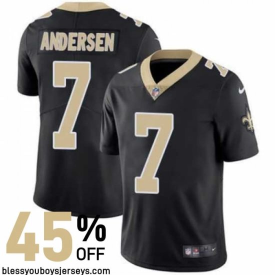 Sublimated Design Andersen #7 Who Dat Nation Elite Jersey - New Orleans Saints Squad Exclusive