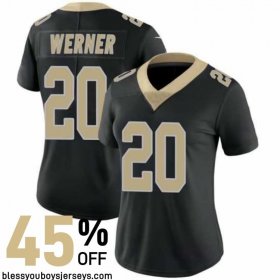 Reinforced Stitching New Orleans Saints Finish Strong Jersey #20 - Werner Pro Bowl Edition Reinforced Stitching New Orleans Saints Finish Strong Jersey #20 - Werner Pro Bowl Edition