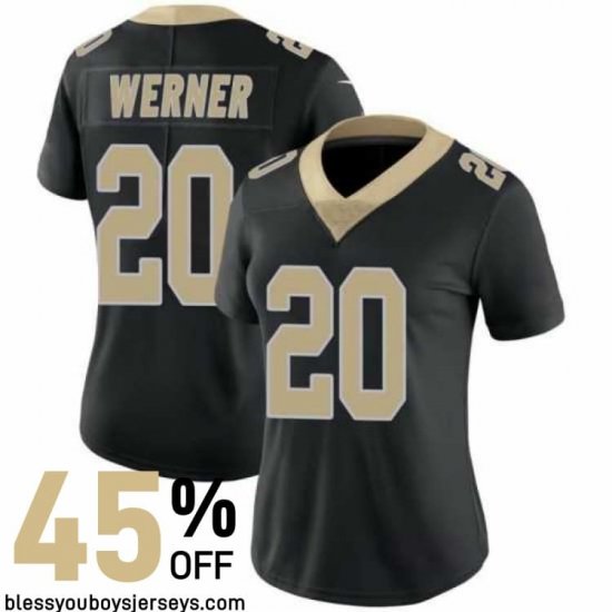 Reinforced Stitching New Orleans Saints Finish Strong Jersey #20 - Werner Pro Bowl Edition