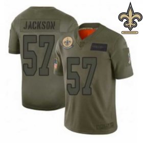 Sublimated Design Jackson #57 Star Player Version - New Orleans Saints Sir Saint Playoff Ready