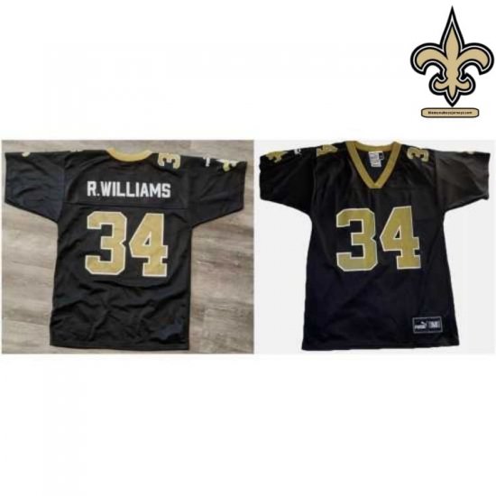 Authentic Pro-Fit New Orleans Saints Finish Strong Jersey #34 - R.williams Player Edition