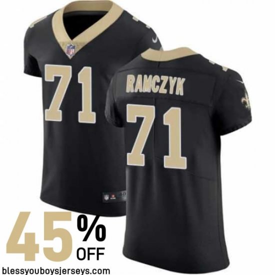 Sublimated Design Ramczyk #71 Fan Favorite Edition - New Orleans Saints Sir Saint Game Day