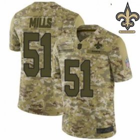 Sublimated Design New Orleans Saints vs Atlanta Falcons Signature Series Jersey #51 | 2025