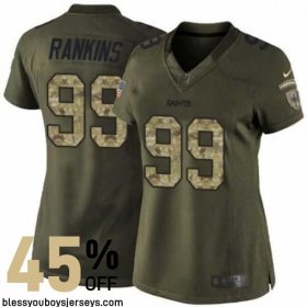 Reinforced Stitching Rankins #99 Who Dat Nation Signature Series Jersey - New Orleans Saints Squad Exclusive Reinforced Stitching Rankins #99 Who Dat Nation Signature Series Jersey - New Orleans Saints Squad Exclusive