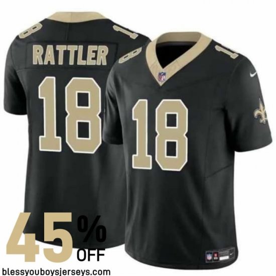 Sublimated Design Official New Orleans Saints Alternate Jersey - Caesars Superdome Field Version