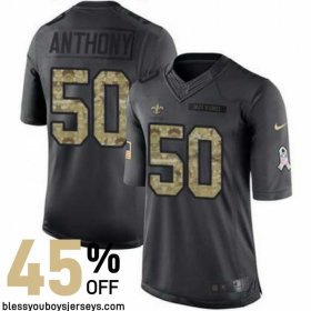 New Orleans Saints Who Dat Jersey #50 - Anthony Legendary Player Collection